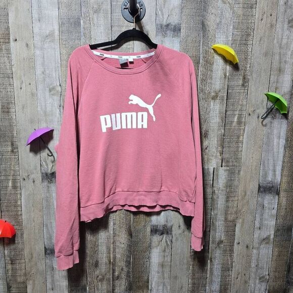 Puma Women's Long Sleeve MAUVEWOOD crewneck Pullover XXL - Picture 1 of 5